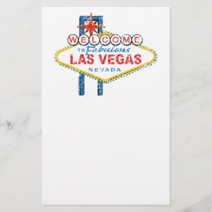 Welkom bij Las Vegas Briefpapier