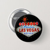 Welkom bij Las Vegas Button (Voorkant /achterkant)