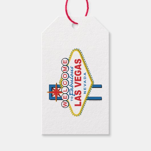 Welkom bij Las Vegas Cadeaulabel (Voorkant)