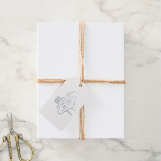 Welkom bij Las Vegas Cadeaulabels (Met Koord)