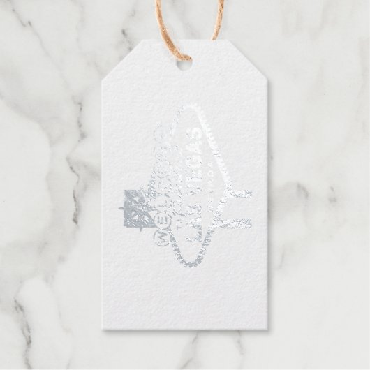 Welkom bij Las Vegas Cadeaulabels (Voorkant)