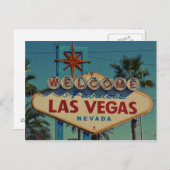 Welkom bij Las Vegas card Briefkaart (Voorkant / Achterkant)