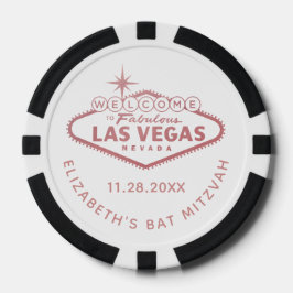 Welkom bij Las Vegas Casino Mitzvah Favor Poker Chips