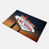 Welkom bij Las Vegas deurmat (Schuin)