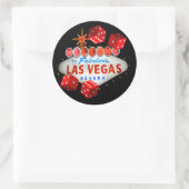 Welkom bij Las Vegas + Dice Stickers (Tas)
