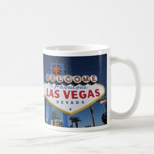 Welkom bij Las Vegas / Drive voorzichtig Mok (Rechts)