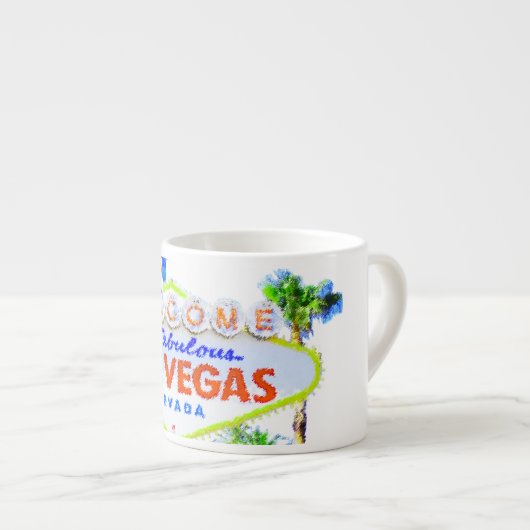 Welkom bij Las Vegas Espresso Kop (Voorkant rechts)