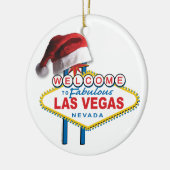Welkom bij Las Vegas Keramisch Ornament (Links)
