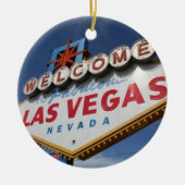 Welkom bij Las Vegas Keramisch Ornament (Voorkant)