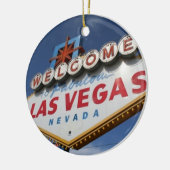 Welkom bij Las Vegas Keramisch Ornament (Links)