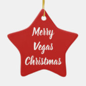 Welkom bij Las Vegas Keramisch Ornament (Achterkant)