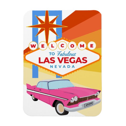 Welkom bij Las Vegas Magneet (Verticaal)