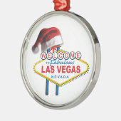 Welkom bij Las Vegas Metalen Ornament (Links)