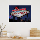 Welkom bij Las Vegas Nevada Poster Print (Keuken)