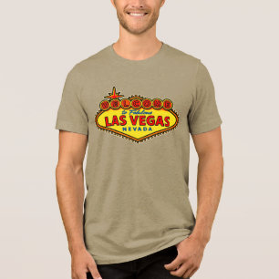 Welkom bij Las Vegas Nevada Retro Sign T-Shirt