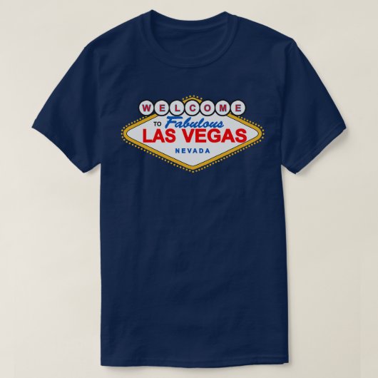 Welkom bij Las Vegas Nevada TShirt (Design voorkant)