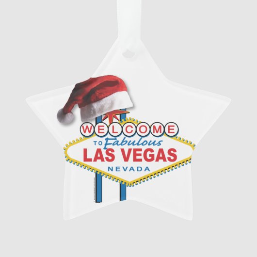 Welkom bij Las Vegas Ornament (voorkant)