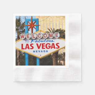 Welkom bij Las Vegas Paper Napkins Servet