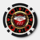 Welkom bij Las Vegas Poker Chips (Achterkant)