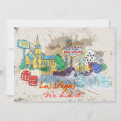  Welkom bij Las Vegas Reception Kaart (Voorkant)