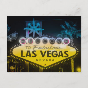 Welkom bij LAS VEGAS-reizen Briefkaart
