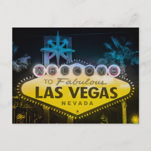 Welkom bij LAS VEGAS-reizen Briefkaart (Voorkant)
