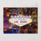 Welkom bij LAS VEGAS-reizen Briefkaart (Voorkant)