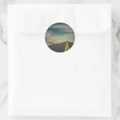 Welkom bij Las Vegas Ronde Sticker (Tas)