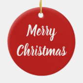 Welkom bij Las Vegas Santa Hat Keramisch Ornament (Achterkant)