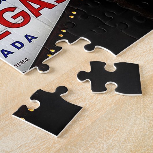 Welkom bij Las Vegas Sign #2 Jigzaag Puzzle Legpuzzel (Zijkant)