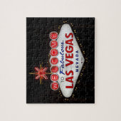 Welkom bij Las Vegas Sign #2 Jigzaag Puzzle Legpuzzel (Verticaal)