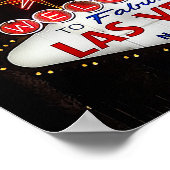 Welkom bij Las Vegas Sign #2 Poster (Hoek)