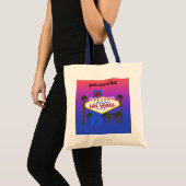 Welkom bij Las Vegas Sign #3 Canvas tas (Voorkant (product))