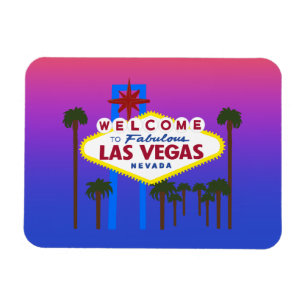 Welkom bij Las Vegas Sign #3 Magnet Magneet