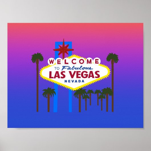 Welkom bij Las Vegas Sign #3 Poster (Voorkant)