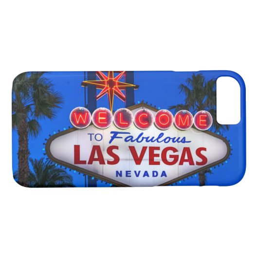 Welkom bij Las Vegas Sign Case-Mate iPhone Case (Achterkant (Horizontaal))