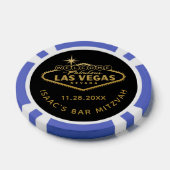 Welkom bij Las Vegas Sign Casino Favor Poker Chips (Enkel)