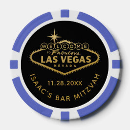 Welkom bij Las Vegas Sign Casino Favor Poker Chips