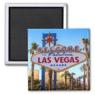 Welkom bij Las Vegas Sign Magnet