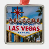 Welkom bij Las Vegas Sign Metalen Ornament (Voorkant)