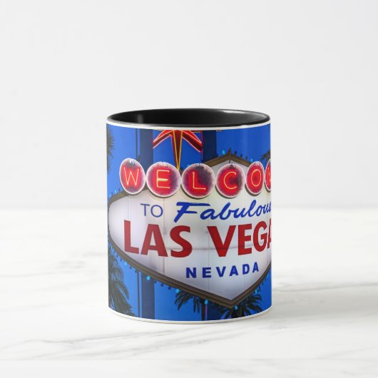 Welkom bij Las Vegas Sign Mok (Midden)