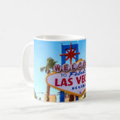 Welkom bij Las Vegas Sign Mok (Voorkant links)
