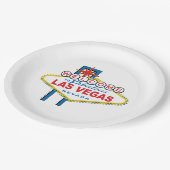 Welkom bij Las Vegas Sign Papieren Bordje (Gekanteld)