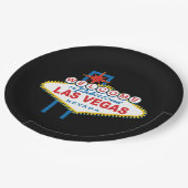 Welkom bij Las Vegas Sign Papieren Bordje (Gekanteld)