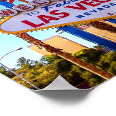 Welkom bij Las Vegas Sign Poster (Hoek)