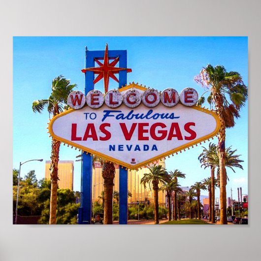 Welkom bij Las Vegas Sign Poster (Voorkant)