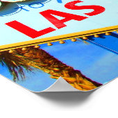 Welkom bij Las Vegas Sign Print / Poster (Hoek)