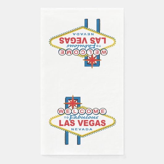 Welkom bij Las Vegas Sign Servet (Voorkant)