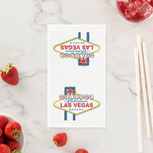 Welkom bij Las Vegas Sign Servet (Insitu)