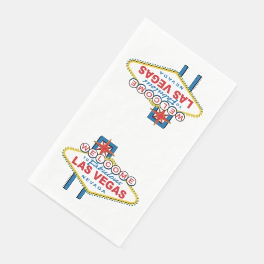 Welkom bij Las Vegas Sign Servet (Hoek)